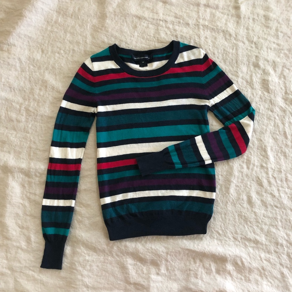 French Connection Striped Sweater, size XS